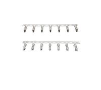 EJPPDHCO 100 Piezas/Lote SM2.54, terminales de crimpado, Pines Macho y Hembra de Metal for Conector de Cable de Carcasa de Enchufe Macho y Hembra de Paso JST SM de 2,54 mm(Female)