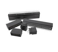 EJPPDHCO 5 Piezas de Ranuras for Conectores de Tarjetas de Borde, Paso de 2,54 mm, 2 x 3 pines/4/5/6/7/8/10/11/12/13/15/18/20/30/36/49 Pines, Orificios pasantes for PCB(2x28Pin)