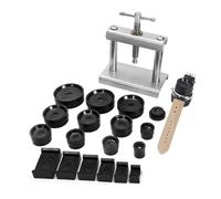 EJPPDHCO Juego de Prensa for Relojes Profesional, Herramienta de Cierre y Troqueles de Montaje, Kit de Troqueles for reparación de Relojes for relojeros Herramientas y Kits de reparación