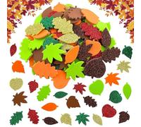 EJRUP 100 hojas de pegatinas de otoño, pegatinas infantiles con motivos otoñales, ardillas, erizos, calabazas y hojas de arce para decoraciones de Acción de Gracias y álbumes de recortes