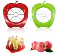 EJRUP 2 Piezas Apple Slicer Corer Cutter Peeler, Pelador y Divisor de Manzanas, Corta Frutas de Acero Inoxidable