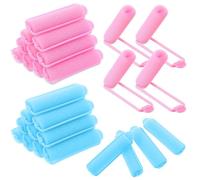 EJRUP 28 Rodillos de Espuma para el Cabello,Rizar el Pelo Sin Calor, Rodillos para Dormir,Esponja Suave,Herramientas de Peluquería,Rizadores Grandes para Todos los Tipos de Cabello