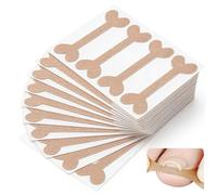 EJRUP 80 Piezas Korrección de Uñas Encarnadas, Parche Corrector de Uñas de los Pies,Parche de Corrección de Uña Encarnada Elástico, Pegatinas de Uñas Encarnadas, para Mujeres y Hombres