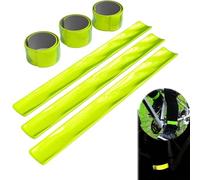 EJRUP Banda Reflectante, 7 Piezas Reflectores Verdes, Pinza Para Pantalones Bicicleta, Pinza Para Pantalones Bicicleta, Protector De Pantalones Bicicleta, Pinzas Para Pantalones, Reflectores