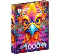 Ejúbilo - Puzzle de 1000 piezas para adultos, acabado mate, tacto suave, fácil de montar, ajuste ajustado, colores vivos, servicio de