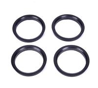 EJUOYO Adaptadores Espaciadores Rueda 4 Uds 66,6-57,1mm Anillo Central de Cubo de Cuello Central de diámetro de Rueda de plástico Separador Rueda