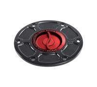 EJUOYO Compatible con 1290 SDR Super Duke R 2014-2023 1090 1190 Super Adventure Tapa del depósito de Combustible CNC liberación rápida sin Llave(Type-S Full Red)