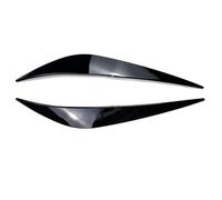 EJUOYO Compatible con BMW F40 118i 120d 128ti M135i 2019-2023 Faro Delantero ceja párpados Parachoques Cubierta de ventilación de Aire(Gloss Black Eyelids)
