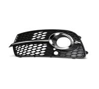 EJUOYO Decoración de ventilación Lateral Ajuste para Audi Q5 Sport S-Line 2013-2017 Rejilla de luz antiniebla del Parachoques Delantero 8R0807682N Adhesivo Decorativo(Sliver Left)