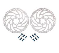 EJUOYO Discos Freno Delantero Trasero Compatible con SURRON Light Bee, Discos de Freno flotantes Delanteros y Traseros, Accesorios para Motocicletas(Set 1)