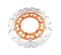 EJUOYO Discos Freno Delantero Trasero Compatible con XC XCF XCW SX SXF EXC EXCF TPI Six Days Compatible con FE TE 1994-2023 Disco de Freno Delantero Flotante de 320 mm(K-320mm Orange)