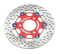 EJUOYO Discos Freno Delantero Trasero Compatible con Yamaha Nmax Xmax 220mm RPM Disco de Freno Delantero y Trasero, Pinzas, rotores y Discos.(Red)