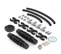 EJUOYO Enfriador de Aceite Ajuste para Harley Road King FLHR 2017-2022 Street Glide/Special FLHX 17-23 Kit de Enfriador de Aceite Doble para Motocicleta Radiador de Aceite