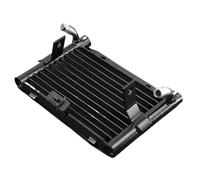 EJUOYO Enfriador de Aceite Ajuste para Harley Touring Road King Glide Special FLHR FLHXS 2017-Up Cubierta del Enfriador de Aceite de Motocicleta Radiador de Aceite