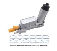 EJUOYO Enfriador de Aceite Ajuste para Jeep Cherokee Wrangler 3.6L V6 926-959 Adaptador de Filtro de Aceite de Aluminio para Coche Motor de Carcasa 68105583AF Radiador de Aceite