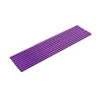 EJUOYO Panel Mandos Consola Central 10 Uds.,20cm,Salida de Aire Acondicionado para Coche,moldura Decorativa en Forma de U,Tiras Decorativas,Tira embellecedora Brillante(Purple Decor Strips)