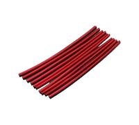 EJUOYO Panel Mandos Consola Central 10 Uds.,20cm,Salida de Aire Acondicionado para Coche,moldura Decorativa en Forma de U,Tiras Decorativas,Tira embellecedora Brillante(Red Decor Strips)