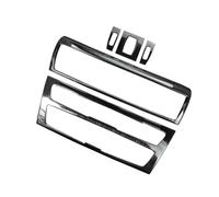 EJUOYO Panel Mandos Consola Central Ajuste para 1 2 Series F20 F21 F22 F23 2012-2018 Consola de Coche Panel CD Cubierta de Rejillas de ventilación AC Accesorios embellecedores(A Model Black)
