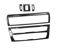 EJUOYO Panel Mandos Consola Central Ajuste para 1 2 Series F20 F21 F22 F23 2012-2018 Consola de Coche Panel CD Cubierta de Rejillas de ventilación AC Accesorios embellecedores(A Carbon Fiber Color)