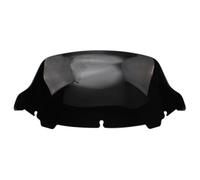 EJUOYO Parabrisas Parabrisas de Motocicleta de 4,5'', 7'' y 10,5'', Deflector de Viento Compatible con Harley Electra, Street Glide y Touring. Deflector Cupula Moto(10.5in Black)