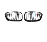 EJUOYO Rejilla Aire Acondicionado Ajuste para BMW Serie 1 F20 F21 Facelift 2015-2019 Parrilla de Malla de radiador de Carreras de Parachoques Delantero Boquilla de ventilación(Dual M Color)