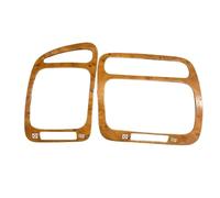 EJUOYO Rejilla Aire Acondicionado Ajuste para Toyota Land Cruiser LC100 1998-2007 Ajuste para Lexus LX470 2003-2007 Conjunto de Salida de Aire Acondicionado Boquilla de ventilación(Wood Color Cover)