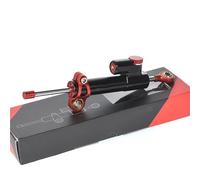 EJUOYO Suspensiones Motos Kit de Montaje de Soporte de Amortiguador de dirección Ajustable Universal Compatible con Yamaha R6S 2018-2021(Black Red)