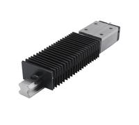 EJvkrbtx Abrazadera de placa de presión automática CNC, riel de guía lineal, cubierta antipolvo, fuelle de PVC, varios tamaños(Hgr45,1300mm)