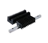 EJvkrbtx Cubierta antipolvo de máquina CNC for manga ive telescópica de guía lineal serie HGR(For HGR25,450mm)