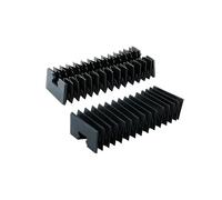 EJvkrbtx Cubierta antipolvo for máquina CNC HGR15 HGR20 HGR25 HGR30 relación de compresión de 1050-2000mm 10:1(For HGR30,1750mm)