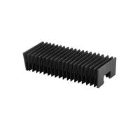 EJvkrbtx Fuelle de cubierta antipolvo de guía lineal CNC for rieles HGR15/20/25/30 de 15-30mm de varios tamaños(Hgr30 Cover,1000mm)