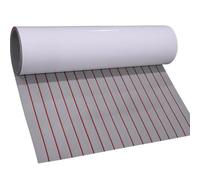 EJvkrbtx Hoja de Cubierta de Teca sintética de Espuma EVA Antideslizante, autoadhesiva, Marina, 240x(60-90) cm(240X90cm)