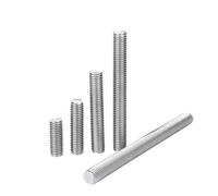 EJvkrbtx Varilla roscada de acero inoxidable 304 | M3 M4 M5 16-300 mm 2/3/5/10 piezas: Pernos de anclaje Abrazaderas Perchas Pernos en U.(M3x60mm (10pcs))