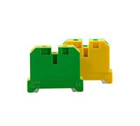 EK-16/35 10 piezas Conector de cable conductor Conexión a tierra Bloques de terminales de riel DIN EK16/35