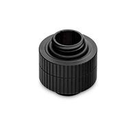 EK -Quantum Par giratorio MM 14 mm Macho a Macho Extender de montaje masculino - Negro