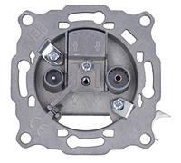 EK Toma de Antena Final de derivación con Garras, TV-RD/Sat con Dos Conectores IEC. Frecuencia: TV-RD: 5-862MHz / Sat: 950-2400MHz con Paso de Corriente Sat.