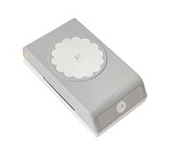 EK Tools Troquel Largo Círculo Festoneado, Plástico y Metal, Gris, 3.51x7.85x15.49 cm