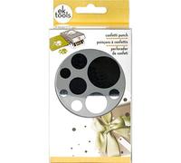 EK Tools Troquel Largo Confeti Puntos, Plástico y Metal, Gris, 3.43x7.72x15.52 cm