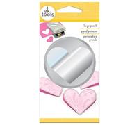 EK Tools Troquel Largo Corazón, Plástico y Metal, Gris, 3.51x7.80x15.49 cm