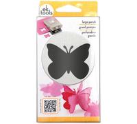 EK Tools Troquel Largo Mariposa, Plástico y Metal, Gris, 3.51x7.85x15.49 cm