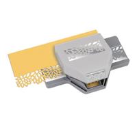 EK Tools Troqueles Grandes para Borde Flores de Diamantes, Plástico y Metal, Gris, 16x9.5x3.5 cm