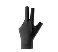 EKalgretrA Guante Billar 1 Par De Guantes Billar Profesionales Transpirables 3 Dedos, Elásticos, Secado Rápido(Black)
