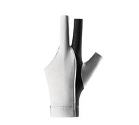 EKalgretrA Guante Billar 1 Par De Guantes Billar Profesionales Transpirables 3 Dedos, Elásticos, Secado Rápido(White)