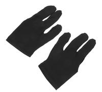 EKalgretrA Guante Billar 2 Guantes De Billar 3 Dedos, Cómodos, Flexibles Y Elásticos, con Ajuste Muñeca
