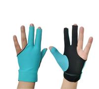 EKalgretrA Guante Billar Guantes De Billar Tres Dedos Profesional Transpirable Delgado Accesorios Snooker(Blue)