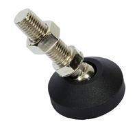 EKalgretrA Pies Niveladores Regulables Patas de Torno Ajustables Tipo Rosca, Niveladoras Articuladas con Base Giratoria y Almohadilla Deslizante para Muebles(D100XM20X150mm)