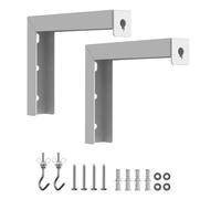 EKalgretrA Soporte De Pared para Pantalla ProyeccióN Gancho de Montaje Universal Ajustable for Pantalla proyector, proyección, Soporte en L for Colgar la Pared, Kit Gancho for Cortina película