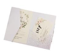 EKalgretrA Tarjeta Boda 1pcs Fold Wedding Invitation Card Greeting Invite With Envelope(Color 3)