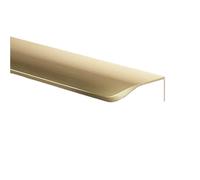 EKalgretrA Tirador De Puerta De Montaje Empotrado El gabinete de aluminio invisible 80mm-1200m m maneja los tirones curvos-sellados del guardarropa la barra, sin perforación(Brushed Gold,120MM)