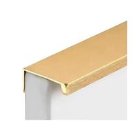 EKalgretrA Tirador De Puerta De Montaje Empotrado El gabinete oculta tira las perillas del cajón con el armario largo de la cocina aleación aluminio manijas los muebles tornillo(8cm-Gold,3 Sets)